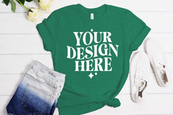 Bella Canvas Heather Kelly Mockup Review