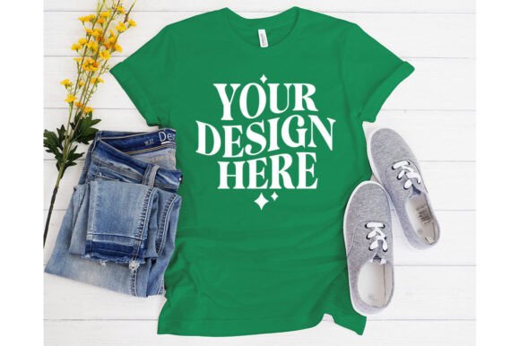 Bella Canvas Kelly Mockup Review