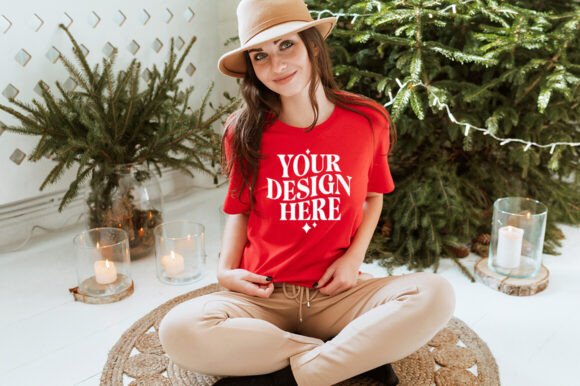 Christmas Bella Canvas 3001 Mockup 25 Review